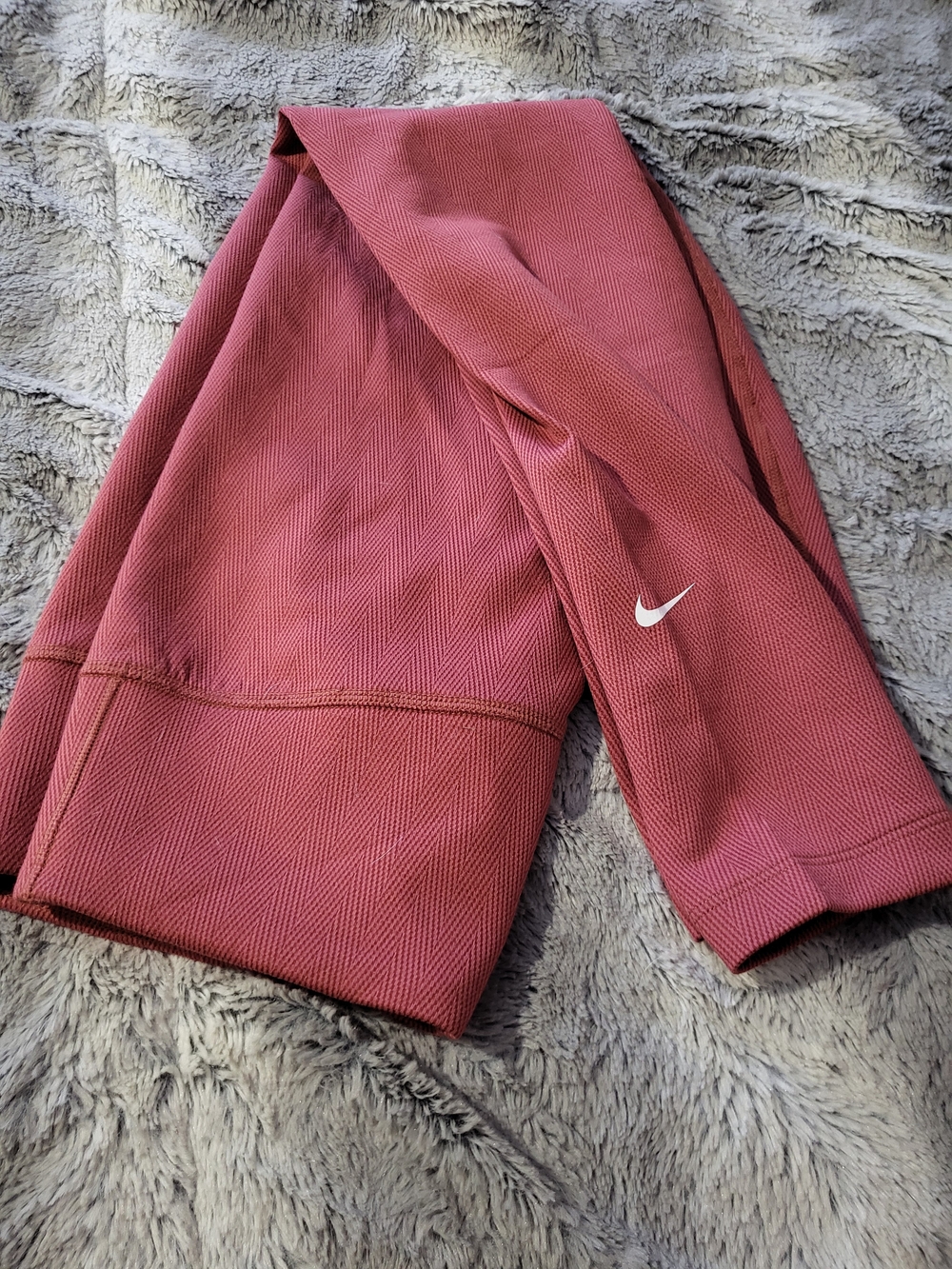 Nike Kids' Rose Pink Athletic Leggings with Swoosh